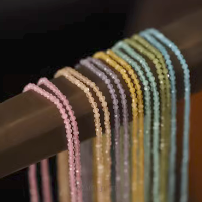 2-3mm Polygon Opals Imitation Beads