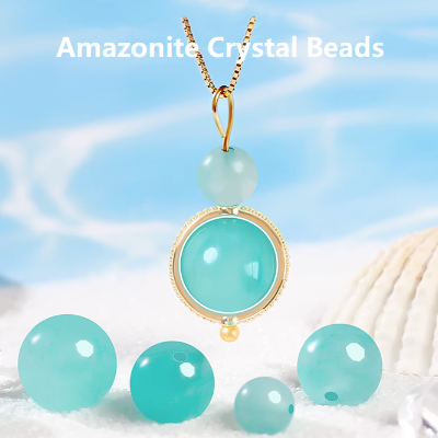 Amazonite Crystal Beads