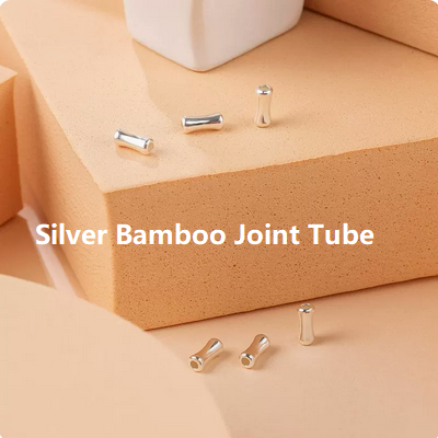 Silver Bamboo Joint Tube 