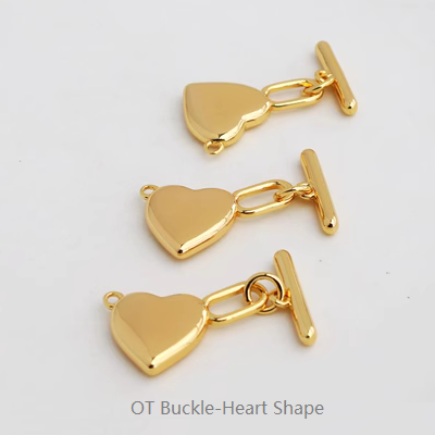OT Buckle Solid Heart Shape