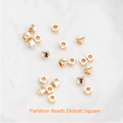 Partition-Distort Square Beads