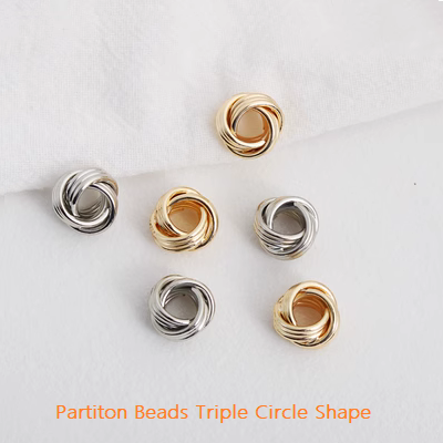 Partiton Beads-Triple Circle Shape