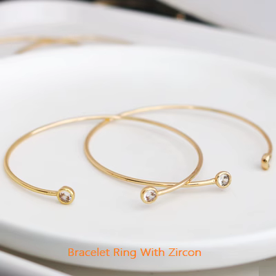 Bracelet Ring With Zircon