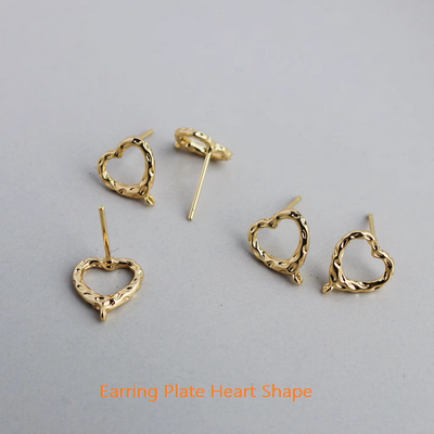 Earring Plate-Heart Shape