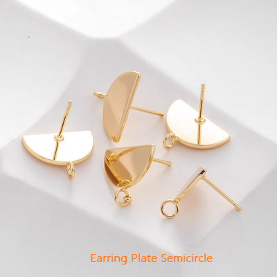 Earring Plate-Semicircle