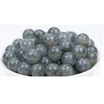Jade Round Beads With Dots