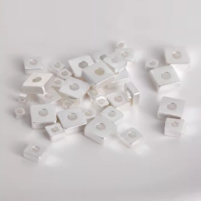 Square Partition Spacer Beads 